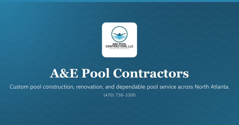 A&E Pool Contractors, LLC, Ball Ground